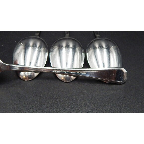 Supreme Cutlery by Towle Chestnut Hill Teaspoon Glossy Stainless Japan Lot 4 (A) - Picture 8 of 8